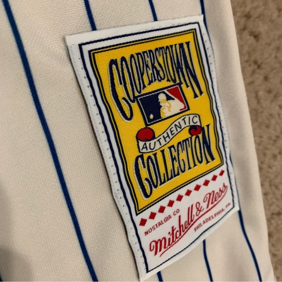 Nolan Ryan New York Mets Jersey Mens XL NWT 1969 Home Cream Pinstripe - Picture 4 of 14